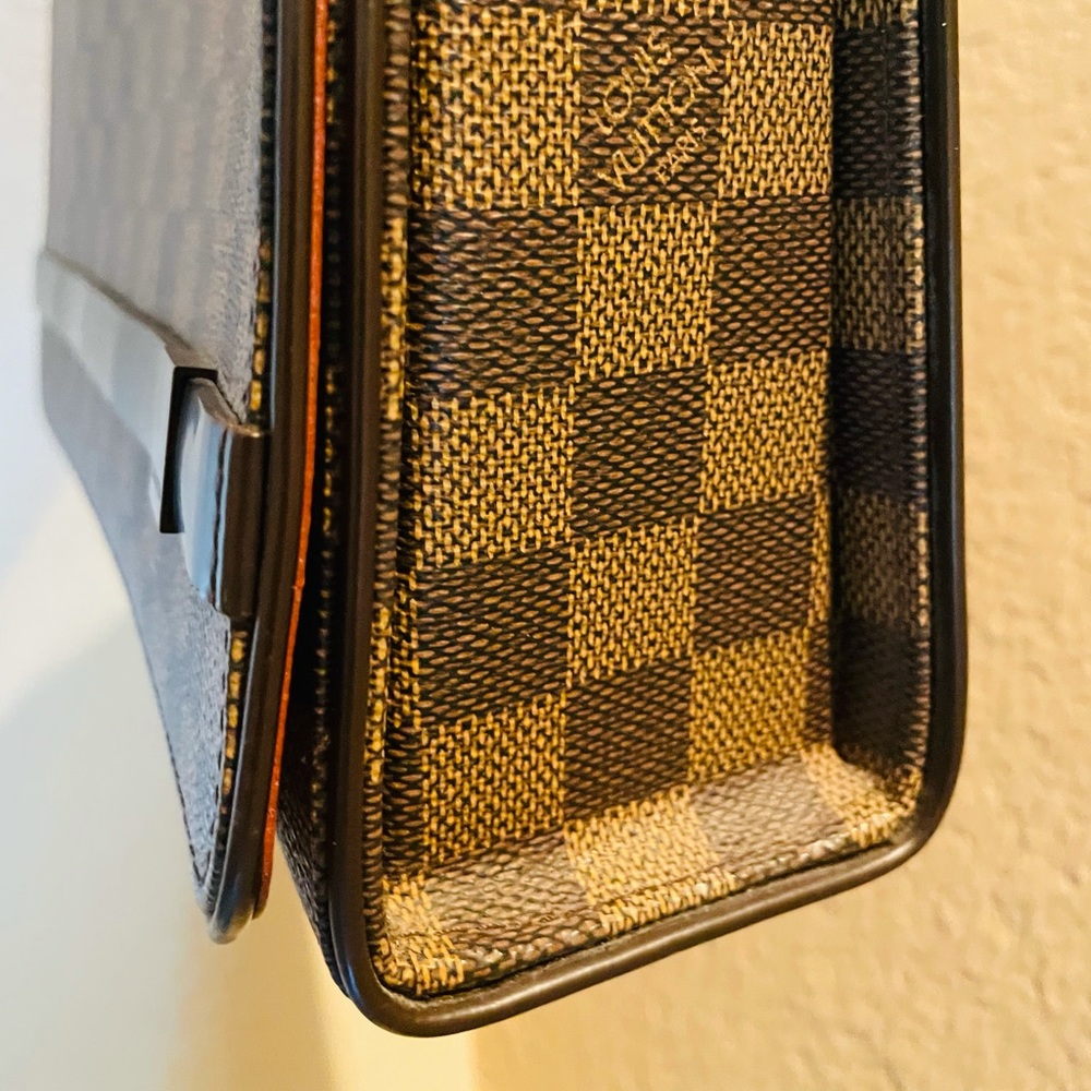 💯AUTHENTIC Louis Vuitton Flap Tribeca Damier Ebene Carre bag - Picture 8 of 13